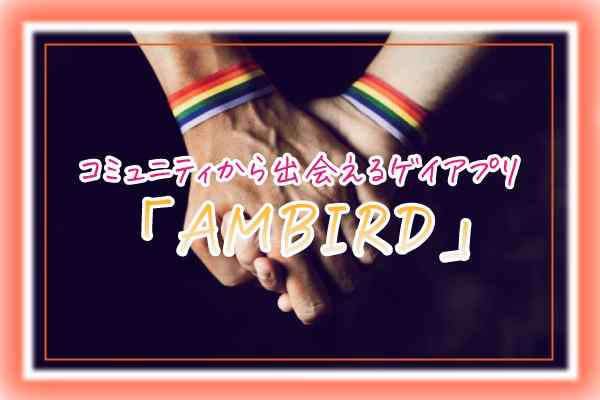 人間性と価値観を重視した出会いを提供！ゲイ向けのマッチングアプリ「AMBIRD」